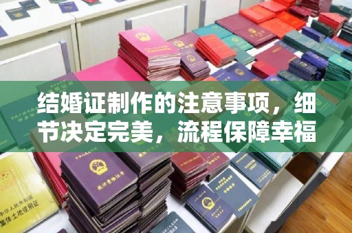 彭州结婚证制作的注意事项，细节决定完美，流程保障幸福